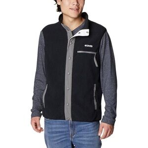Columbia Helvetia Men's Black and Gray Vest